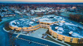 Lebanon High School Expansion Aerial Photo